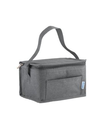 BORSA TERMICA IN R-PET MELANGE CON INTERNO ARGENTATO 23104