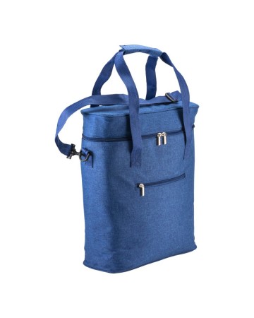 BORSA TERMICA IN R-PET MELANGE CON INTERNO BIANCO IN PEVA. 23108