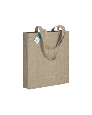 SHOPPER IN COTONE RICICLATO 280 G/M2, MANICI LUNGHI E SOFFIETTO 23113