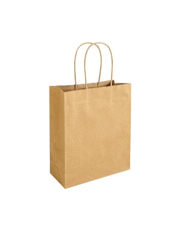 SHOPPER IN CARTA RICICLATA 100 GR/M2 CON SOFFIETTO 23119
