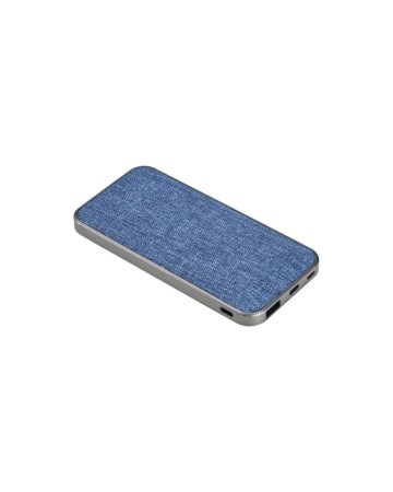 POWER BANK IN R-PET 4000MAH. INPUT: DC5V/2A, OUTPUT: 5V/2A CON INDICATORE LUMINOSO 23402