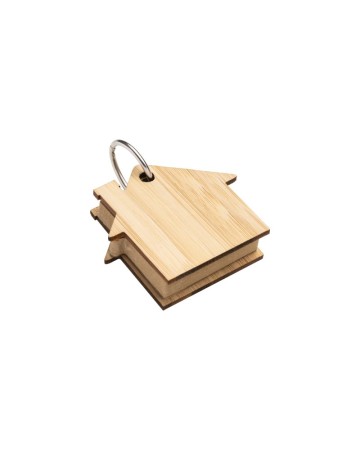 FOGLIETTI ADESIVI PER APPUNTI A FORMA DI CASETTA (80 PAG.), COPERTINA IN BAMBU 23434