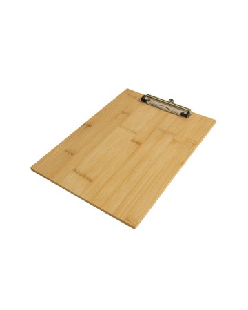 PORTABLOCCO A4 IN BAMBU CON MOLLA IN METALLO 23462