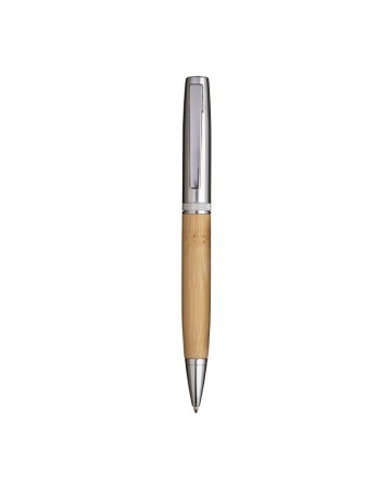 PENNA TWIST IN METALLO CON FUSTO IN BAMBU 23802