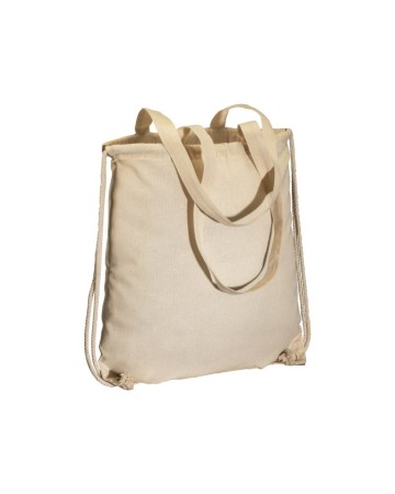 ZAINETTO IN COTONE 135 G/M2, CON CHIUSURA A STROZZO E MANICI 24123