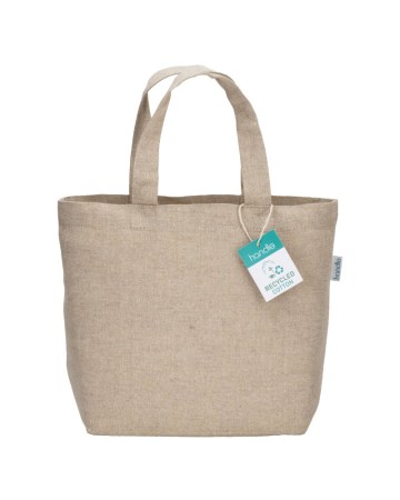 SHOPPER IN COTONE RICICLATO  150 G/M2 CON MANICI CORTI 24152