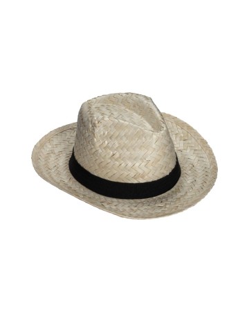 CAPPELLO IN PAGLIA CON FASCIA ELASTICA DA 3 CM PERSONALIZZABILE 24301