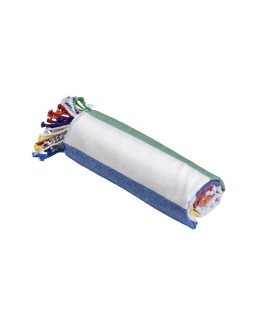 TELO MARE/PAREO  IN COTONE RICICLATO  DA 180 GR/M2 CON FRANGE, MISURA 90X170 CM 24413