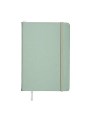QUADERNO CON COPERTINA IN PU IN COLORI PASTELLO ED ELASTICO DI CHIUSURA 24438