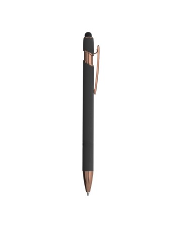 PENNA A SCATTO IN ALLUMINIO GOMMATO CON GOMMINO PER TOUCH SCREEN 24814
