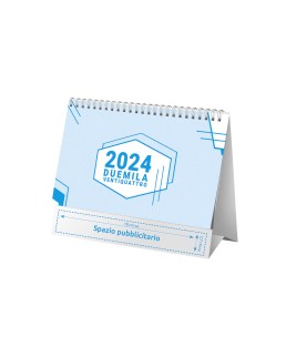 CALENDARIO MENSILE 2024 DA TAVOLO. TESTI IN ITALIANO