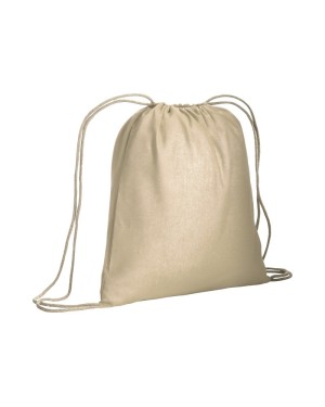 ZAINETTO IN COTONE DA 120 G/M2, CON CHIUSURA A STROZZO. ? CERTIFICATO OEKO-TEX?. 2510122