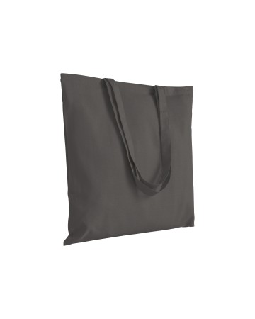 BORSA SHOPPER A TINTA UNITA IN COTONE RICICLATO DA 140 G/M2. È CERTIFICATA GRS 25104