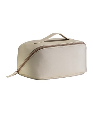 BEAUTY CASE DA VIAGGIO IN PU. DOTATO CHIUSURA CON ZIP 25116