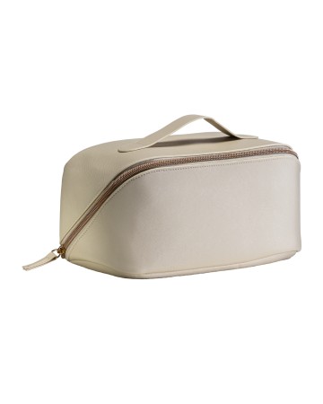 BEAUTY CASE DA VIAGGIO IN PU. DOTATO CHIUSURA CON ZIP 25116