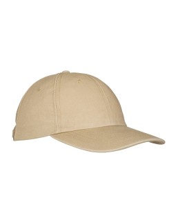 CAPPELLINO DA BASEBALL IN COTONE 260 G/M2 STONE WASHED, 6 PANNELLI 25301