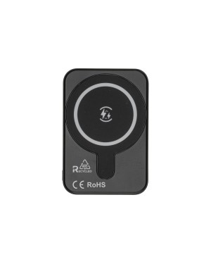 POWER BANK MAGNETICA R-ABS 5000 MAH, OUTPUT WIRELESS 15W CON STICKER MAGNETICO 25411