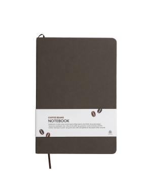 QUADERNO CON COPERTINA REALIZZATA CON I RESIDUI DI FRUTTA ED ELASTICO DI CHIUSURA 25428