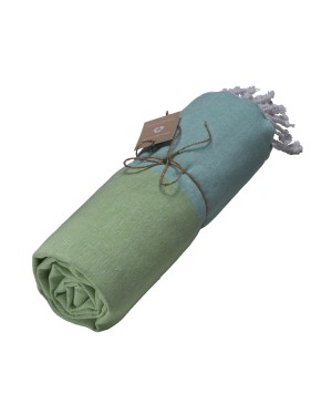 TELO MARE/FOUTA IN COTONE RICICLATO 180 G/M2 CERTIFICATO GRS 25431