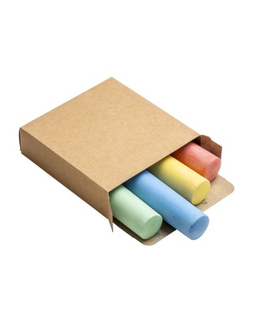 SET 4 GESSETTI COLORATI A SEZIONE CIRCOLARE IN SCATOLA DI CARTONE 25801
