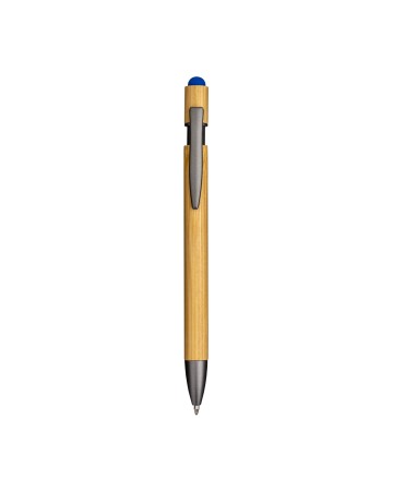 PENNA A SCATTO IN BAMBù E METALLO. PARTICOLARI BRUNITI E GOMMINO TOUCH SCREEN 25807