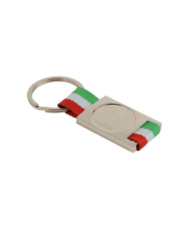 PORTACHIAVI IN METALLO/NYLON. SPAZIO CENTRALE IDONEO PER LOGO RESINA 25908