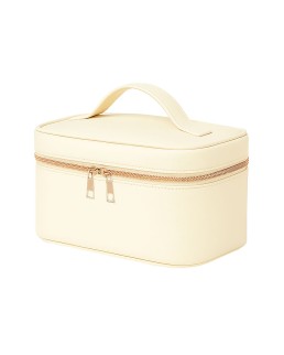 BEAUTY CASE GRANDE IN PU GRANA FINE SAFFIANO COLOR PASTELLO 26124