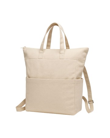ZAINETTO COTONE 340 G/M2. MANICI CORTI E DUE TASCHE LATERALI PORTA BOTTIGLIE 26129