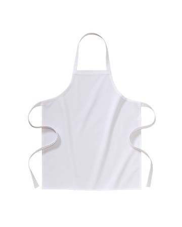 GREMBIULE LUNGO BIANCO IN 100 % COTONE (180 G/M2) 70X85 CM 26420
