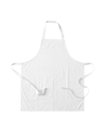 GREMBIULE DA CUCINA LUNGO IN POLIESTERE E COTONE. CHIUSURA SUL COLLO IN VELCRO 26421