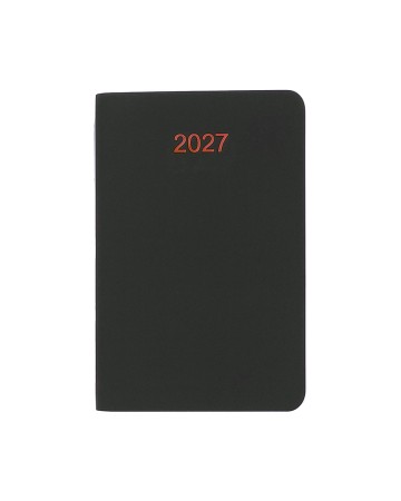 AGENDA TASCABILE SETTIMANALE 2027. COPERTINA FLESSIBILE IN SOFT PU E BORDO PAGINE COLORATO 26714