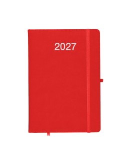 AGENDA SETTIMANALE 2027, COPERTINA RIGIDA IN PU TERMOVIRANTE CON IMPUNTURA PERIMETRALE 26717
