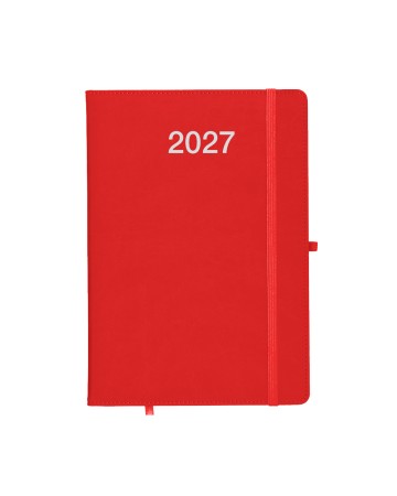 AGENDA SETTIMANALE 2027, COPERTINA RIGIDA IN PU TERMOVIRANTE CON IMPUNTURA PERIMETRALE 26717