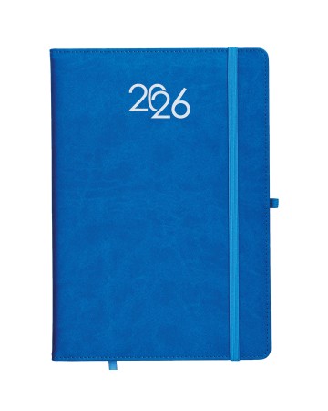 AGENDA SETTIMANALE 2026, COPERTINA RIGIDA IN PU TERMOVIRANTE CON IMPUNTURA PERIMETRALE 26717