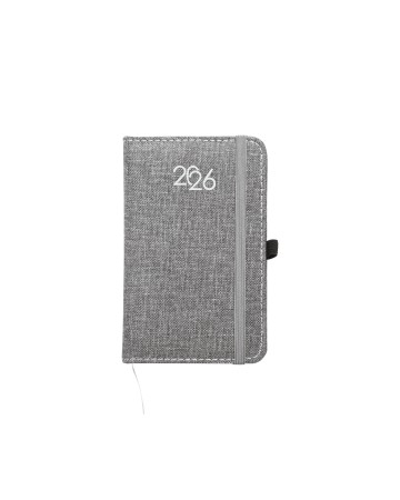 AGENDA TASCABILE SETTIMANALE 2026, COPERTINA RIGIDA IN PET RICICLATO CON EFFETTO MéLANGE 26723