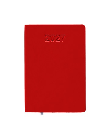 AGENDA SETTIMANALE 2027 CON COPERTINA FLESSIBILE IN PU TERMOVIRANTE 26746