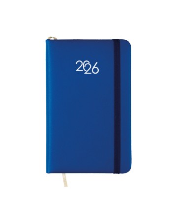 AGENDA TASCABILE SETTIMANALE 2026 CON COPERTINA RIGIDA IN PU 26748