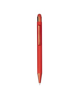 PENNA A SCATTO IN ALLUMINIO GOMMATO. CLIP E PARTICOLARI METALLIZZATI IN TINTA 26803 PENNA A SCATTO IN ALLUMINIO GOMMATO. CLIP E PARTICOLARI METALLIZZATI IN TINTA 26803