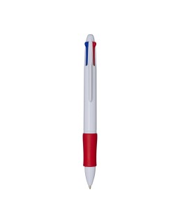 PENNA A SCATTO IN PLASTICA 4 REFILL. IMPUGNATURA GOMMATA 26804