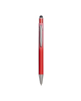 PENNA A SCATTO IN ALLUMINIO GOMMATO. FUSTO SFUMATO, CLIP E PARTICOLARI METALLIZZATI 26805 PENNA A SCATTO IN ALLUMINIO GOMMATO. FUSTO SFUMATO, CLIP E PARTICOLARI METALLIZZATI 26805