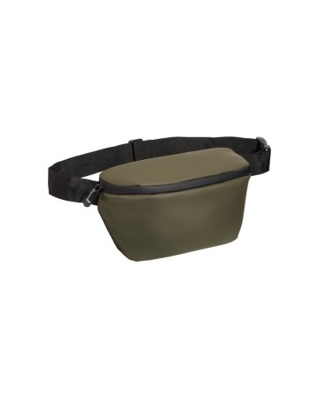 MARSUPIO IN SOFT PU WATER RESISTANT CON CINTURA REGOLABILE. CERNIERA ZIP WATER RESISTANT DM23113