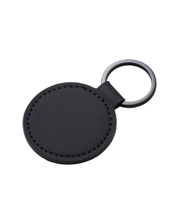 PORTACHIAVI ROTONDO IN SOFT PU. CON ANELLO IN METALLO DM25901