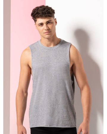 MEN'S HIGH NECK SLASH ARMHOLE VEST  SKSF232