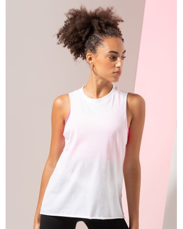 WOMEN'S HIGH NECK SLASH ARMHOLE VEST  SKSK232