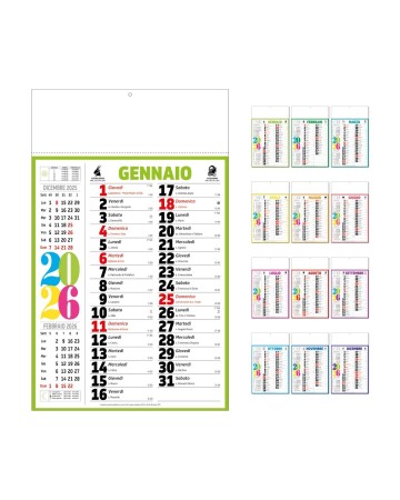 CALENDARIO OLANDESE COLOR D089