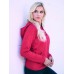 LUX HOODED KNIT FLEECE JACKET  ST5560