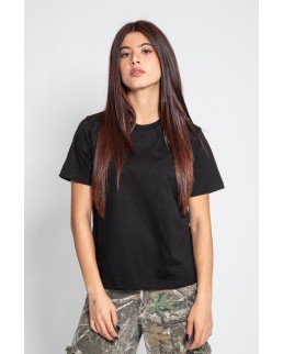 T-SHIRT ORGANICA DONNA G/C M/C 100% COT ORG 170G/M IT643T