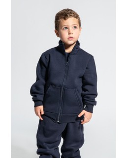 JACKET BAMBINO IN FELPA SOFT 75/25% COT/POL 320 GR  3/4 ANNI IT803BT