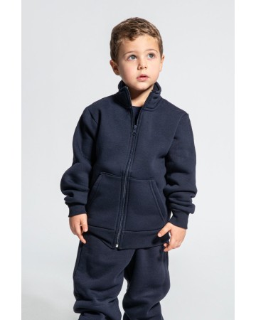 JACKET BAMBINO IN FELPA F/TERRY 100% COT 320 GR/M  3/4 ANNI IT803BTFT