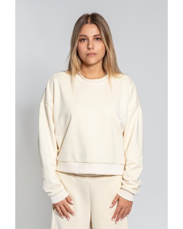 FELPA SOFT 365 G/C BOXY DONNA 88/12% COT/POL 360GR IT833T